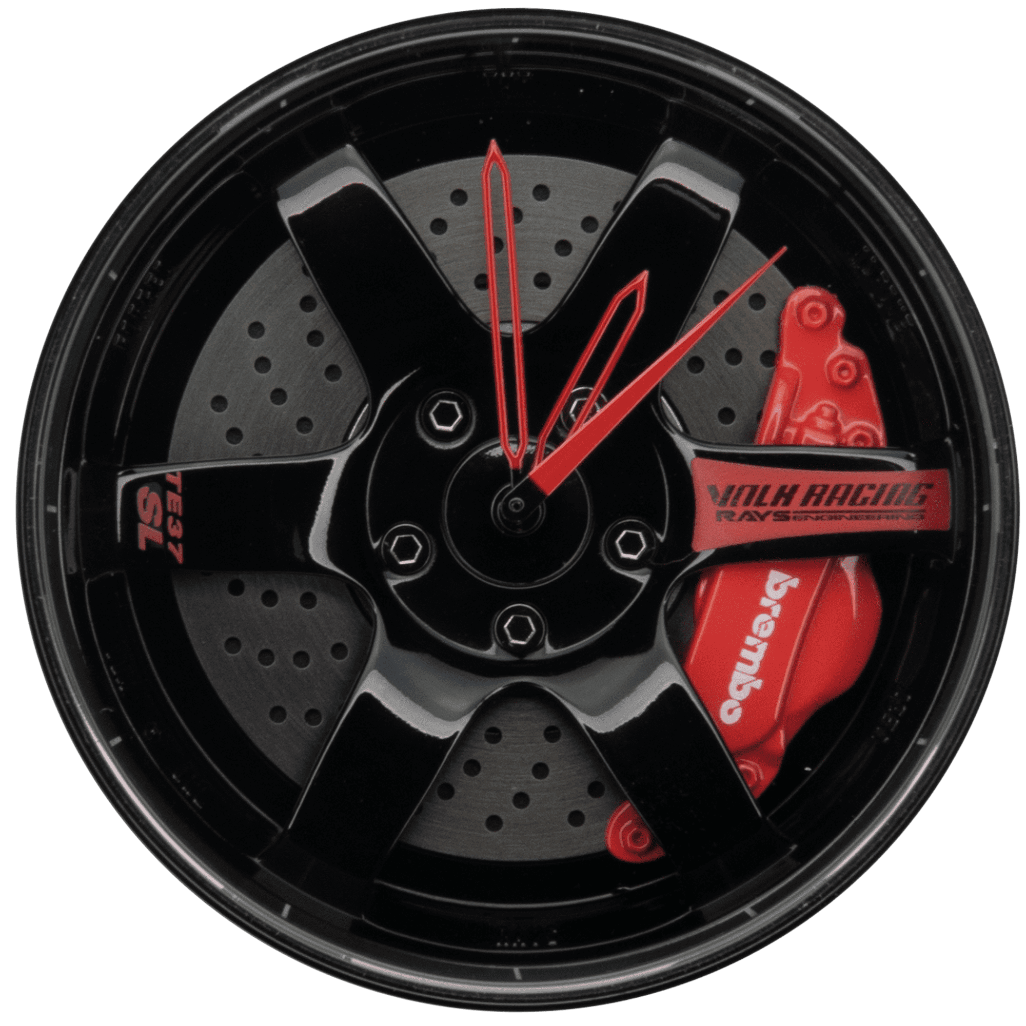 TE37 Rot Taschenuhr Spin